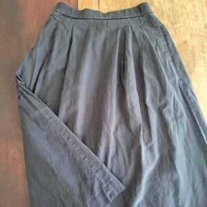 uniqlo x marimekko cotton/linen midi skirt